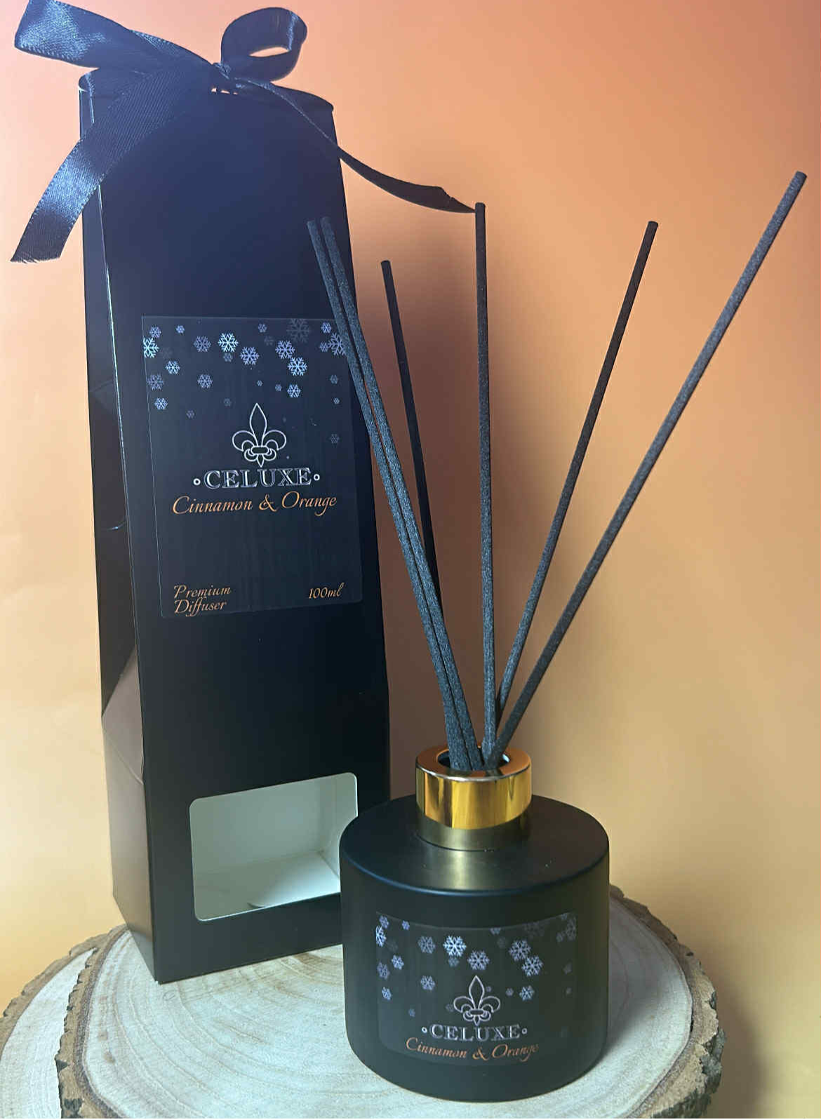 CELUXE Premium Cinnamon & Orange Reed Diffuser 100ml LIMITED EDITION