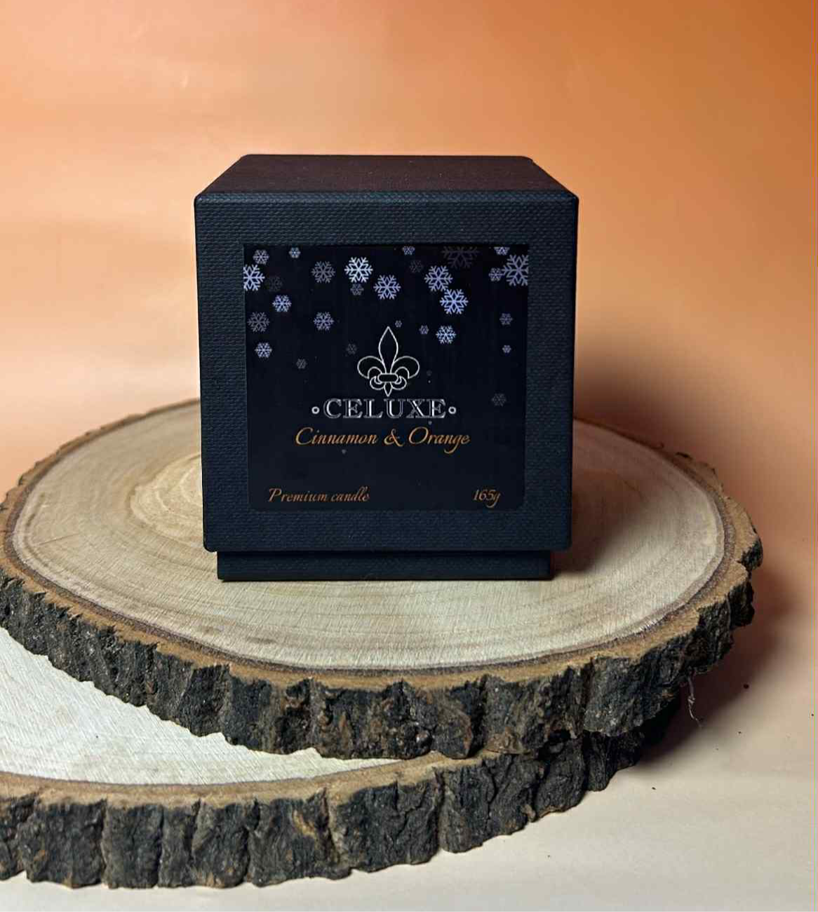 CELUXE Premium Cinnamon & Orange Scented Candle LIMITED EDITION