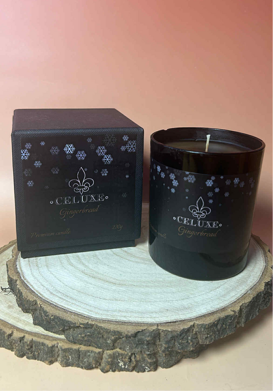 CELUXE Premium Gingerbread Scented Candle LIMITED EDITION