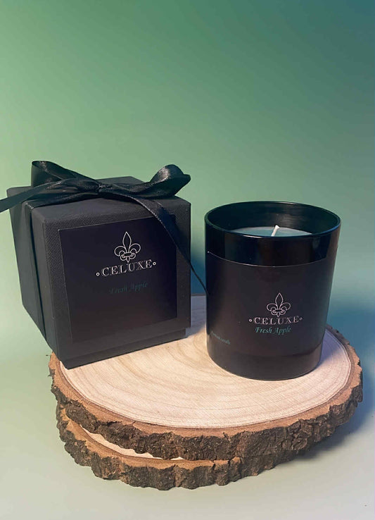 CELUXE Premium Fresh Apple Scented Candle