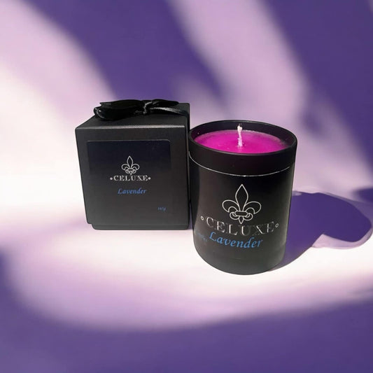 CELUXE Premium Lavender Scented Candle